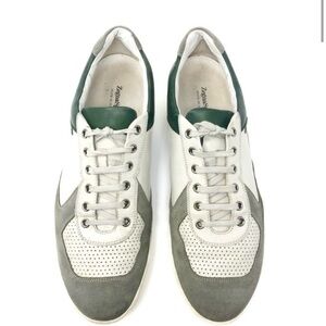 Ermenegildo Zegna Sports Men's Leather/Suede Athletic Sneakers. Size 11.5